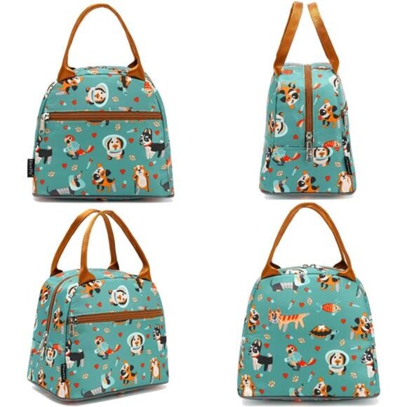 Lunch Cooler Bag - Tote Bag Organizer for Women/Men, Dog - Picture 5 of 7